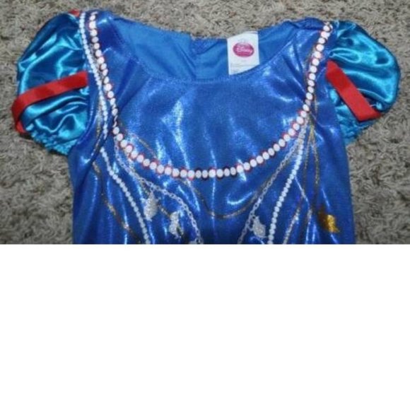 Disney Snow White Halloween Costume 10/12 Princess Dress & Headband 2 Pc Girls - Picture 4 of 8